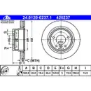 ATE 24.0120-0237.1 Bremsscheiben 2 Stück BMW