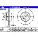 ATE 24.0120-0219.1 Bremsscheiben 2 Stück TOYOTA