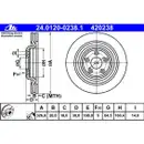 ATE 24.0120-0238.1 Bremsscheiben 2 Stück JAGUAR