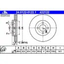 ATE 24.0122-0122.1 Bremsscheiben 2 Stück BMW