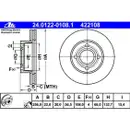 ATE 24.0122-0108.1 Bremsscheiben 2 Stück AUDI