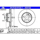 ATE 24.0122-0132.1 Bremsscheiben 2 Stück MERCEDES-BENZ