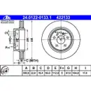 ATE 24.0122-0133.1 Bremsscheiben 2 Stück MERCEDES-BENZ