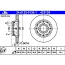 ATE 24.0122-0139.1 Bremsscheiben 2 Stück AUDI