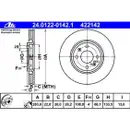 ATE 24.0122-0142.1 Bremsscheiben 2 Stück CITROËN