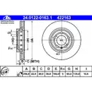 ATE 24.0122-0163.1 Bremsscheiben 2 Stück VW