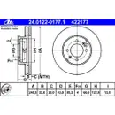 ATE 24.0122-0177.1 Bremsscheiben 2 Stück MG