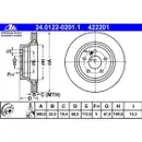 ATE Set Bremsscheiben Ø322 vorn Ø300 hinten Bremsbeläge WK Mercedes E-Klasse