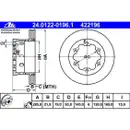 ATE 24.0122-0196.1 Bremsscheiben 2 Stück MERCEDES-BENZ