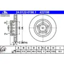 ATE 24.0122-0198.1 Bremsscheiben 2 Stück AUDI
