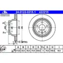 ATE 24.0122-0215.1 Bremsscheiben 2 Stück VW