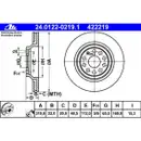 ATE Bremsenset Scheiben Ø310 Beläge Ceramic hinten VW Passat CC Skoda Octavia