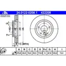 ATE 24.0122-0208.1 Bremsscheiben 2 Stück MERCEDES-BENZ