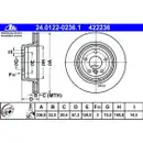 ATE 24.0122-0236.1 Bremsscheiben 2 Stück BMW