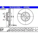 ATE 24.0122-0254.1 Bremsscheiben 2 Stück TOYOTA