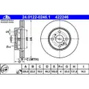ATE 24.0122-0246.1 Bremsscheiben 2 Stück TOYOTA