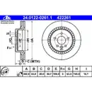 ATE 24.0122-0261.1 Bremsscheiben 2 Stück VOLVO