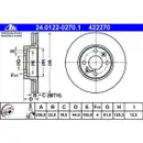 ATE 24.0122-0270.1 Bremsscheiben 2 Stück RENAULT