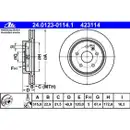 ATE Bremsenset Bremsscheiben Ø315 belüftet Beläge hinten Opel Insignia Saab 9-5