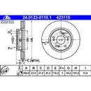 ATE 24.0123-0110.1 Bremsscheiben 2 Stück HONDA