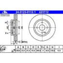 ATE 24.0123-0112.1 Bremsscheiben 2 Stück MAZDA