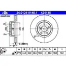ATE 24.0124-0145.1 Bremsscheiben 2 Stück SUBARU