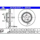 ATE 24.0124-0141.1 Bremsscheiben 2 Stück SUBARU