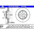 ATE 24.0124-0159.1 Bremsscheiben 2 Stück VOLVO