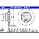 ATE 24.0124-0200.1 Bremsscheiben 2 Stück BMW