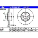 ATE 24.0124-0193.1 Bremsscheiben 2 Stück CHRYSLER