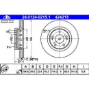 ATE 24.0124-0215.1 Bremsscheiben 2 Stück MITSUBISHI
