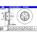 ATE 24.0124-0203.1 Bremsscheiben 2 Stück BMW