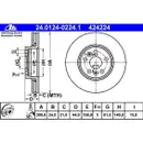ATE 24.0124-0224.1 Bremsscheiben 2 Stück für RENAULT