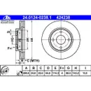 ATE 24.0124-0238.1 Bremsscheiben 2 Stück NISSAN