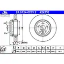 ATE 24.0124-0233.2 Bremsscheiben 2 Stück BMW