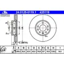 ATE 24.0125-0119.1 Bremsscheiben 2 Stück SAAB