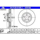 ATE 24.0125-0195.1 Bremsscheiben 2 Stück MAZDA