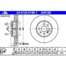 ATE 24.0125-0198.1 Bremsscheiben 2 Stück OPEL