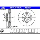 ATE 24.0126-0125.1 Bremsscheiben 2 Stück FIAT