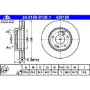 ATE 24.0126-0126.1 Bremsscheiben 2 Stück HYUNDAI