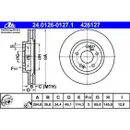 ATE 24.0126-0127.1 Bremsscheiben 2 Stück HYUNDAI