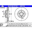 ATE 24.0126-0119.1 Bremsscheiben 2 Stück VW