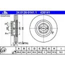 ATE 24.0126-0141.1 Bremsscheiben 2 Stück TOYOTA