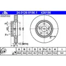 ATE 24.0126-0156.1 Bremsscheiben 2 Stück TOYOTA