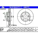 ATE 24.0126-0171.1 Bremsscheiben 2 Stück KIA