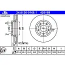 ATE 24.0126-0168.1 Bremsscheiben 2 Stück ALFA ROMEO