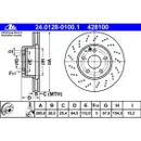 ATE 24.0128-0100.1 Bremsscheiben 2 Stück MERCEDES-BENZ