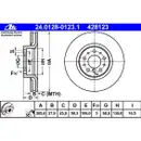 ATE 24.0128-0123.1 Bremsscheiben 2 Stück VOLVO