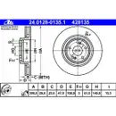 ATE 24.0128-0135.1 Bremsscheiben 2 Stück RENAULT