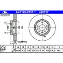 ATE 24.0128-0137.1 Bremsscheiben 2 Stück OPEL